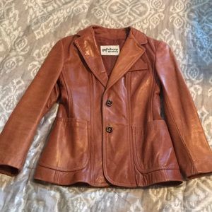 REAL leather beautiful coat🎊💞❤️